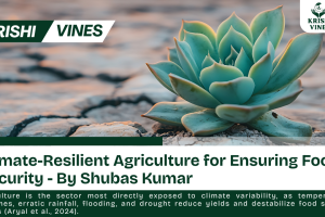 Climate-Resilient Agriculture for Ensuring Food Security - By Shubas Kumar || Krishi Vines